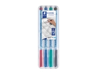 Een Viltstift Staedtler Lumocolor 305 non permanent correctable F set à 4 stuks koop je bij VHK Kantoorartikelen