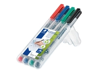 Een Viltstift Staedtler Lumocolor 311 non permanent S set à 4 assorti koop je bij VHK Kantoorartikelen