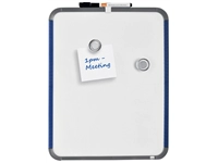 Een Whiteboard Nobo Slim Line 28x36cm wit koop je bij VHK Kantoorartikelen