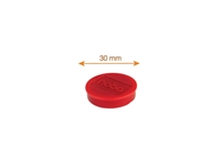 Een Magneet Nobo 30mm 700gr rood 4 stuks koop je bij The Cartridge Shop bvba