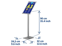 Een Infostandaard Europel incl. A3 kliklijst 25mm koop je bij VHK Kantoorartikelen