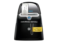 Een Labelprinter Dymo LabelWriter 450 Duo desktop zwart koop je bij VHK Kantoorartikelen