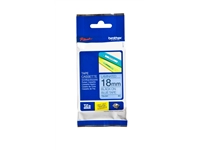 Een Labeltape Brother P-touch TZe-541 standaard 18mm zwart op blauw koop je bij Clippz! Office Supplies