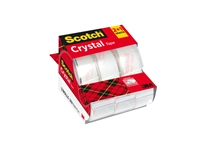 Een Plakband Scotch Crystal 600 19mmx7.5m transparant 2+1 gratis + handdispenser koop je bij Hoekmankantoorartikelen.nl