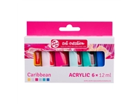 Een Acrylverf Talens Art Creation Caribbean 12ml set à 6 kleuren koop je bij Company Supplies