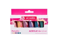 Een Acrylverf Talens Art Creation Metallic 12ml set à 6 kleuren koop je bij Company Supplies