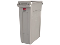 Een Afvalbak Rubbermaid Slim Jim Vented met luchtsleuven 87L grijs koop je bij Company Supplies