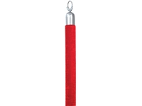 Een Afzetkoord Securit 150cm rood met chroome knop koop je bij Sysdicom BV