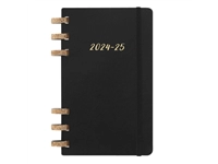 Een Agenda 2024/2025 Moleskine 12M Academic planner 7dagen/2pagina&#39;s large sc black koop je bij Sysdicom BV