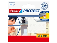 Een Anti-slip en geluiddempers tesa® Protect rond Ø8mm transparant 28 stuks koop je bij economaat.be