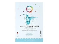 Een Aquarelblok Qrea A4 20vel 200gr gelijmd koop je bij Company Supplies