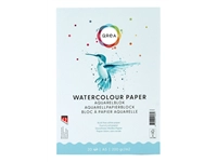 Een Aquarelblok Qrea A5 20vel 200gr gelijmd koop je bij Company Supplies