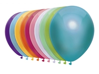 Een Ballon Haza uni 30cm 50 stuks metallic assorti koop je bij Company Supplies