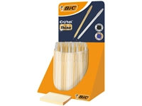 Een Balpen BIC Cristal medium goud en zilver koop je bij Sysdicom BV