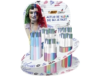 Een Balpen Bic 4kleuren medium assorti display à 60 stuks koop je bij Company Supplies