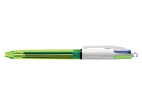 Een Balpen Bic 4kleuren medium fluor geel koop je bij Company Supplies