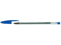 Een Balpen Bic Cristal medium blauw doos à 90+10 gratis koop je bij Sysdicom BV