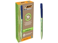 Een Balpen Bic Ecolutions media clic bio-based medium blauw koop je bij Company Supplies