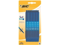 Een Balpen Bic soft feel clic Grip blauw medium blister à 15 stuks koop je bij Sysdicom BV