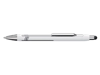 Een Balpen Schneider stylus Epsilon Touch extra breed wit/zilver koop je bij Sysdicom BV