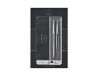 Een Balpen en vulpotlood Parker Jotter stainless steel CT medium 2 stuks koop je bij Sysdicom BV