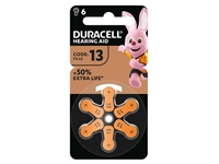 Een Batterij Duracell Hearing DA13 Ø7,9mm 310mAh 6 stuks koop je bij economaat.be