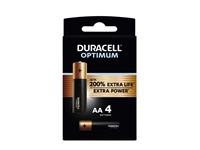 Een Batterij Duracell Optimum 200% 4xAA koop je bij Company Supplies