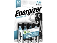 Een Batterij Energizer Max Plus 4xAA alkaline koop je bij Sysdicom BV