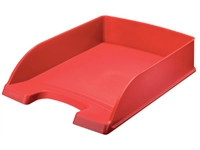 Een Brievenbak Leitz Plus standaard A4 rood koop je bij Company Supplies