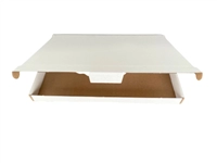 Een Brievenbusbox IEZZY A4 360x255x27mm karton wit koop je bij Company Supplies