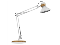 Een Bureaulamp Unilux Baya led bamboe wit koop je bij Company Supplies