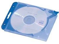 Een Cd opbergmap Quickflip compleet blauw 5 stuks koop je bij Company Supplies