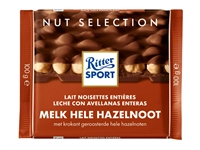 Een Chocolade Ritter Sport melk-hele hazelnoot 100gr koop je bij Company Supplies