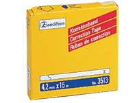 Een Correctietape Zweckform 3513 4.2mmx15m 1regel koop je bij Company Supplies