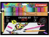 Een Creative set STABILO 8868/36 Arty assorti etui à 36 stuks koop je bij Sysdicom BV