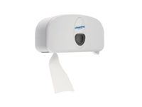 Een Dispenser Cleaninq Duo Toiletpapier wit koop je bij Company Supplies