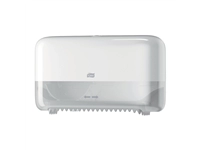 Een Toiletpapierdispenser Tork T7 Elevation Optiserve Coreless medium duo wit 558040 koop je bij economaat.be