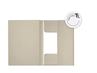 Een Dossiermap Djois Secolor Tree-Free folio 3 kleppen 226gr beige koop je bij economaat.be