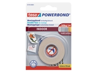 Een Dubbelzijdig montagetape tesa® Powerbond Indoor 1,5mx19mm wit koop je bij Sysdicom BV