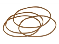 Een Elastiek Standard Rubber Bands 18 80x1.5mm 10kg 33300 stuks bruin koop je bij Company Supplies