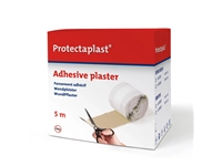 Een Elastische pleister Protectaplast bruin op rol 6cmx5m koop je bij Sysdicom BV