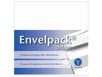 Een Enkele kaart Papyrus Envelpack Design A6 105x148mm wit 894426 set van 25 koop je bij Sysdicom BV