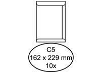 Een Envelop Hermes akte C5 162x229mm zelfklevend wit pak à 10 stuks koop je bij Company Supplies