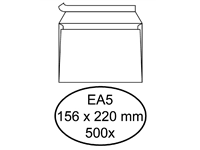 Een Envelop Hermes bank EA5 156x220mm zelfklevend wit doos à 500 stuks koop je bij Company Supplies