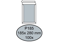 Een Envelop Quantore bordrug P185 185x280mm zelfklevend wit 100 stuks koop je bij Sysdicom BV