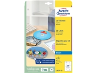 Een Etiket Avery J8676-25 CD mat wit 50stuks koop je bij Sysdicom BV