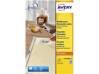 Een Etiket Avery L4743REV-25 99.1x42.3mm afneembaar wit 300stuks koop je bij Sysdicom BV