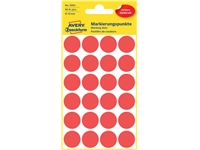 Een Etiket Avery Zweckform 3004 rond 18mm rood 96stuks koop je bij Sysdicom BV