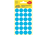 Een Etiket Avery Zweckform 3005 rond 18mm 96stuks blauw koop je bij Company Supplies