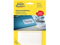 Een Etiket Avery Zweckform 3331 98x51mm wit 84stuks koop je bij Sysdicom BV